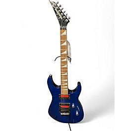 Vintage 1996 Jackson Dinky DR3 Blue Flametop Solid Body Electric Guitar