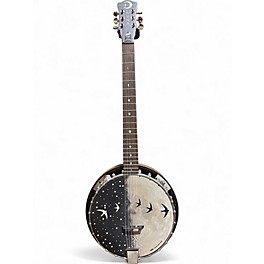 Used Luna Moonbird Black Banjo
