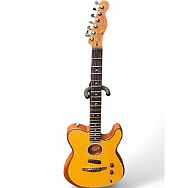 Used Fender Standard Telecoustic Natural Acoustic Electric Guitar