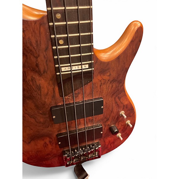 Used Cort Artisan B-4 Natural Electric Bass Guitar