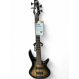 Used Gio By Ibanez SOUNDGEAR NATURAL BLACK EDGE BURST Electric Bass Guitar
