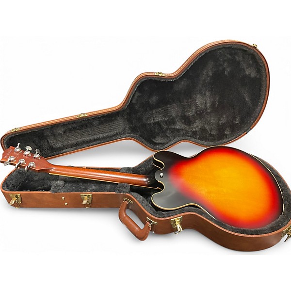 Used 2019 Gibson ES335 Satin TOBACCO SUNBURST Hollow Body Electric Guitar