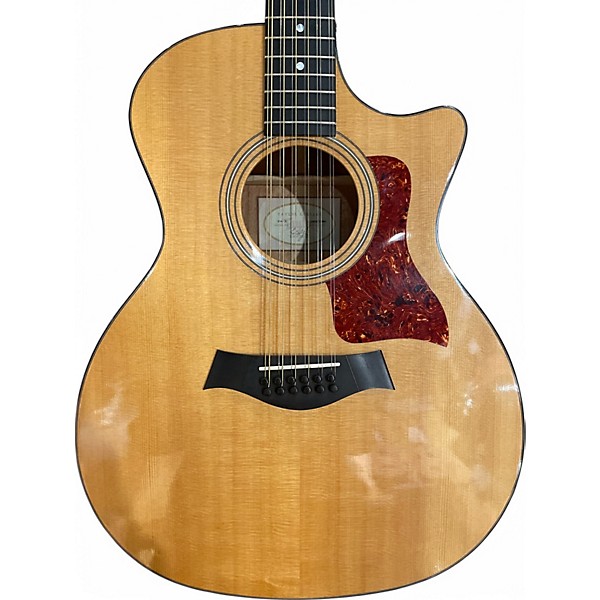 Used Taylor 354-CE Natural 12 String Acoustic Electric Guitar