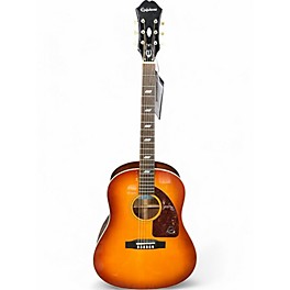Used Epiphone Inspired by 1964 Texan Cherry Sunburst Acoustic Electric Guitar