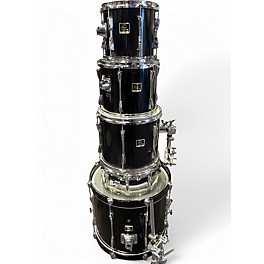 Used Yamaha 5 Piece Stage Custom Black Drum Kit