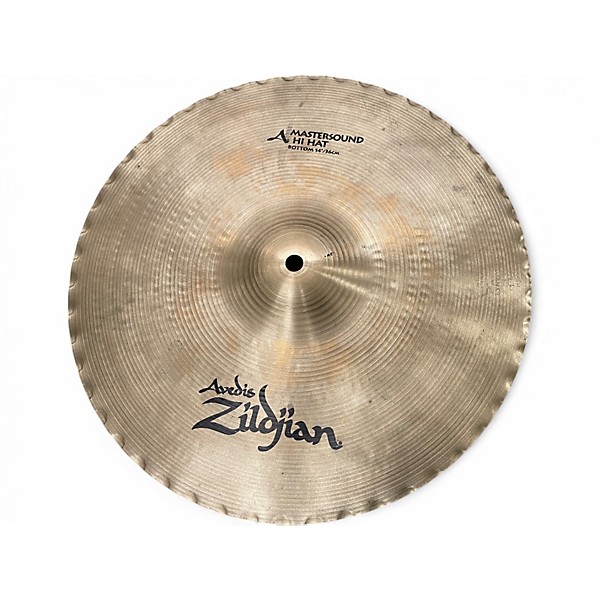 Used Zildjian 14in A Mastersound Hi Hat Pair Cymbal
