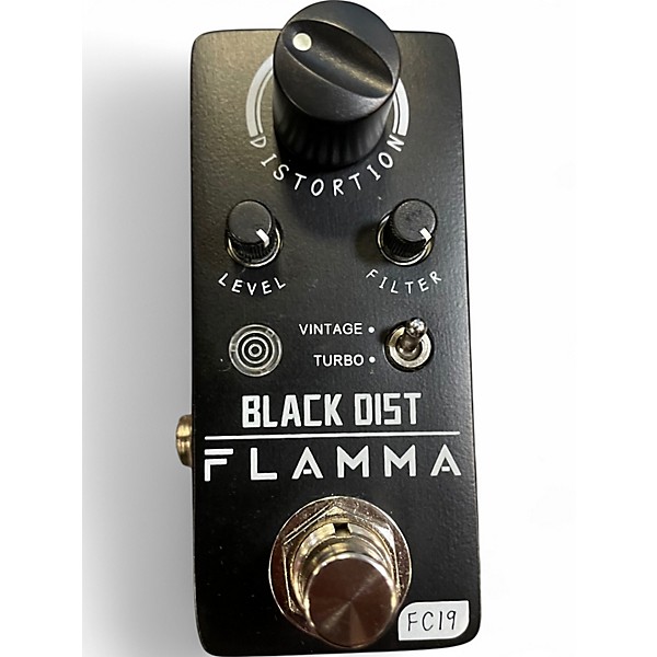 Used Flamma BLACK DISTORTION Effect Pedal