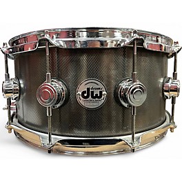 Used DW 14X6.5 Collector's Series Steel Snare Diamond Pattern Drum
