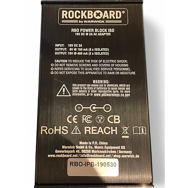 Used RockBoard Iso Power Block V10 Power Supply