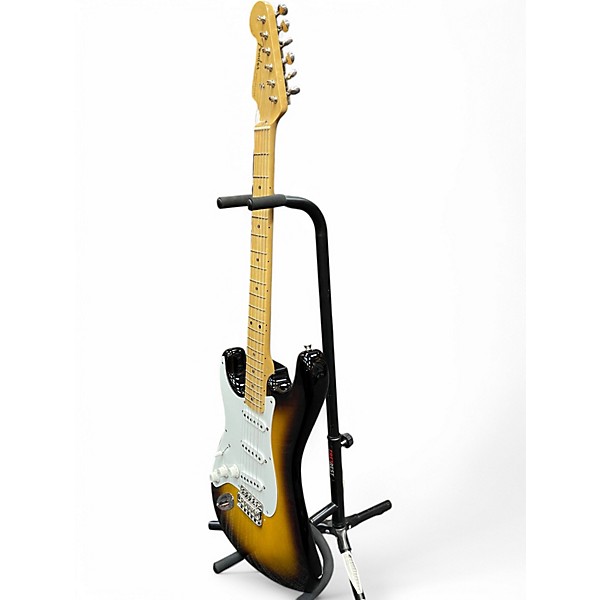 Used Fender American Vintage 1956 Stratocaster 2 Color Sunburst Solid Body Electric Guitar