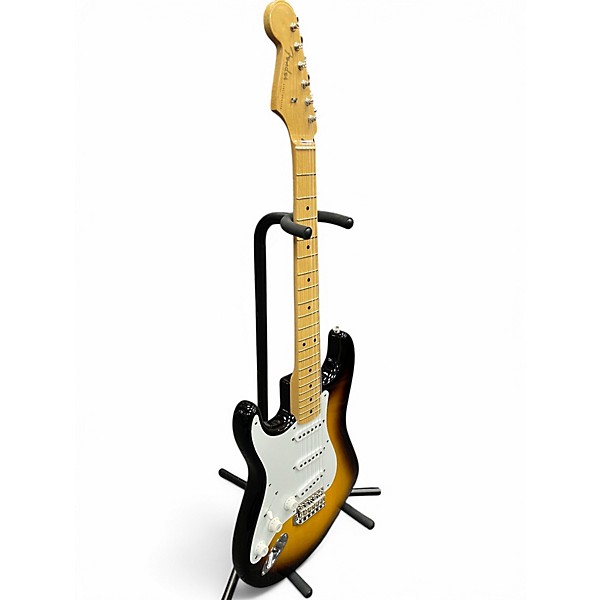 Used Fender American Vintage 1956 Stratocaster 2 Color Sunburst Solid Body Electric Guitar