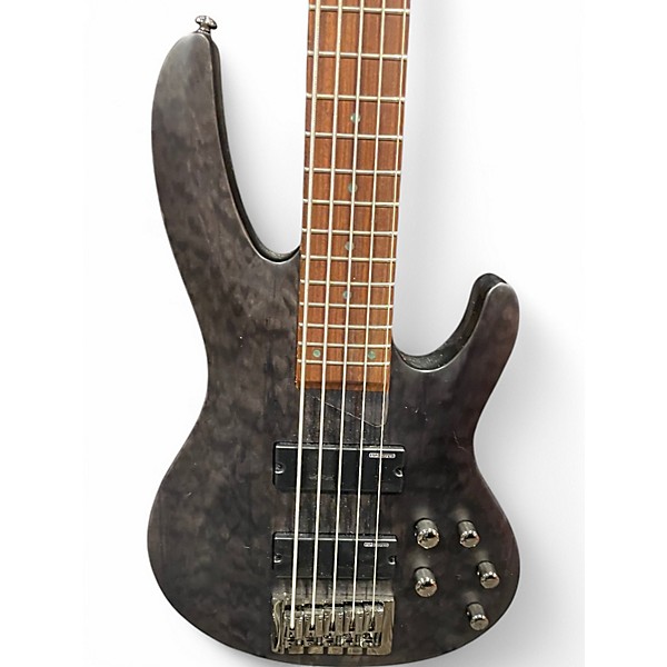 Used ESP LTD B205SM 5 String Satin Black Electric Bass Guitar