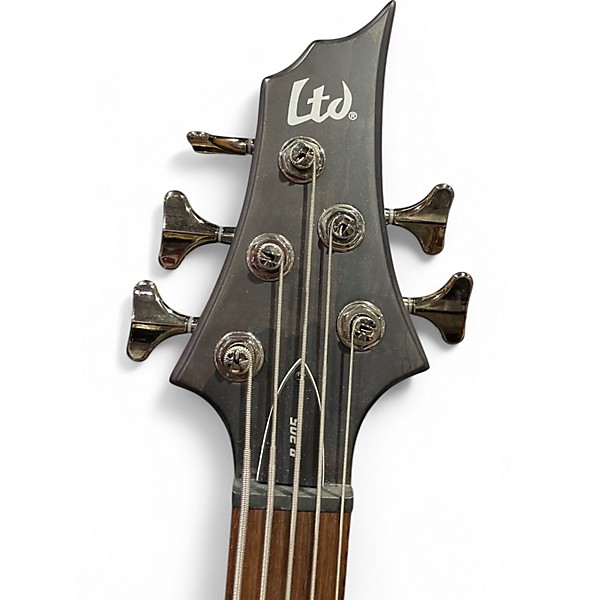 Used ESP LTD B205SM 5 String Satin Black Electric Bass Guitar