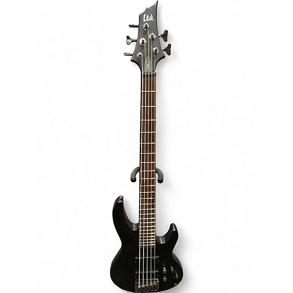 Used ESP LTD B205SM 5 String Satin Black Electric Bass Guitar