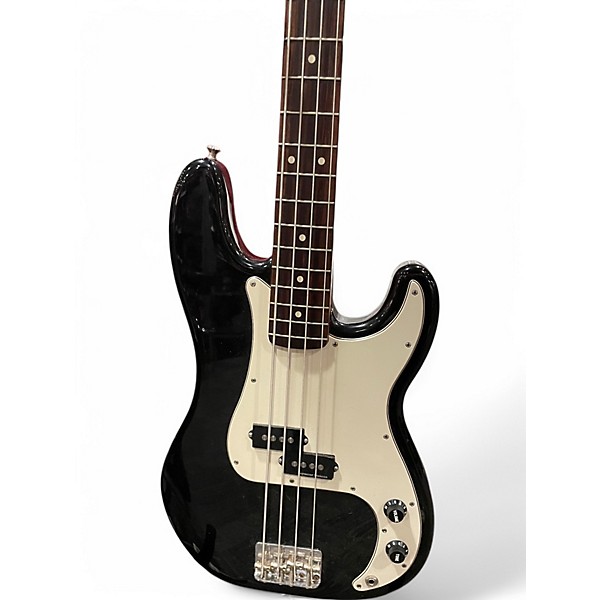 Used Fender Player Precision Bass Black Electric Bass Guitar