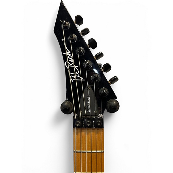 Used B.C. Rich Gunslinger II Prophecy Orange Solid Body Electric Guitar