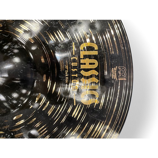 Used MEINL 20in CLASSICS CUSTOM DARK RIDE Cymbal