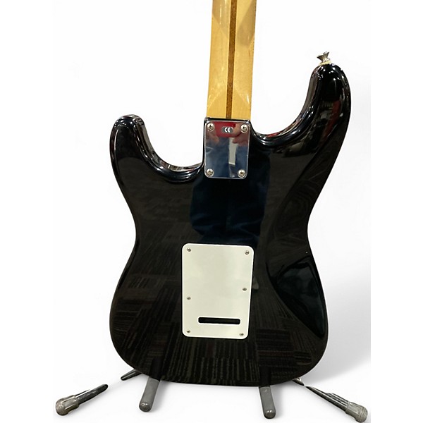 Used Fender STRATOCASTER Black Solid Body Electric Guitar