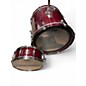 Used Gretsch Drums 6 Piece Catalina Maple Crimson Red Trans Drum Kit