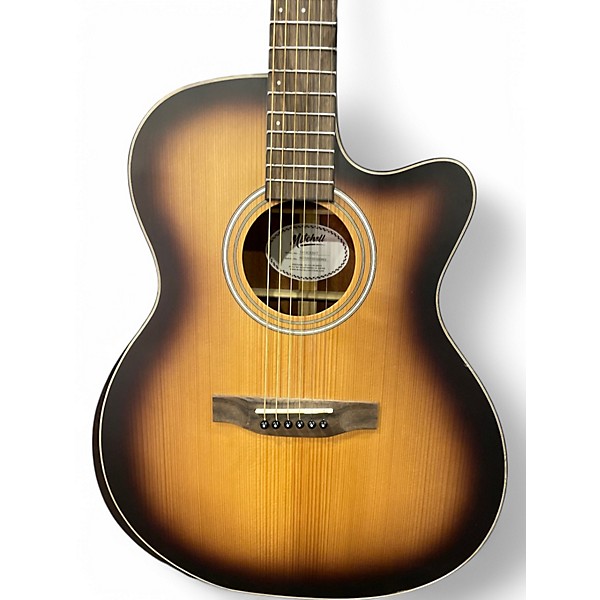 Used Mitchell T413CEBST Sandburst Acoustic Electric Guitar