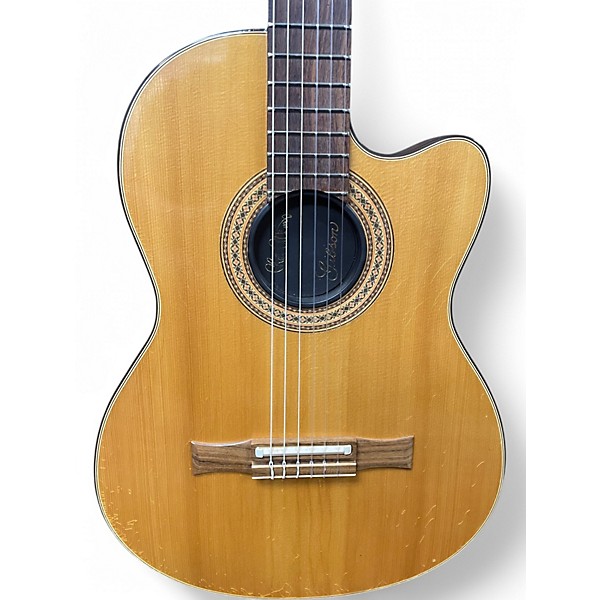 Vintage 1993 Gibson Chet Atkins CE Natural Classical Acoustic Electric Guitar