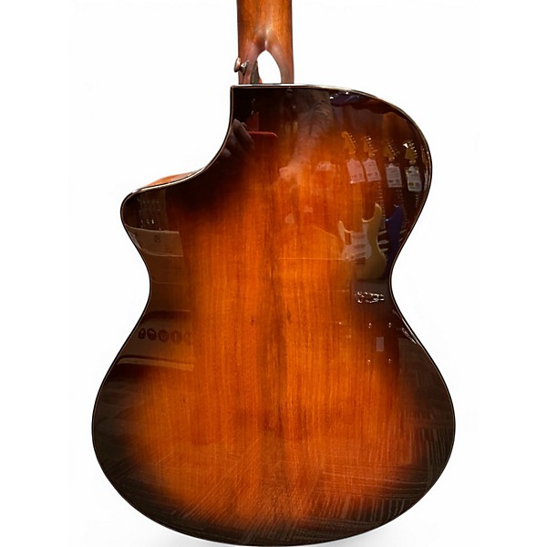 Used Breedlove Pursuit Concert Exotic Tiger Eye Acoustic Electric Guitar
