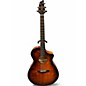 Used Breedlove Pursuit Concert Exotic Tiger Eye Acoustic Electric Guitar