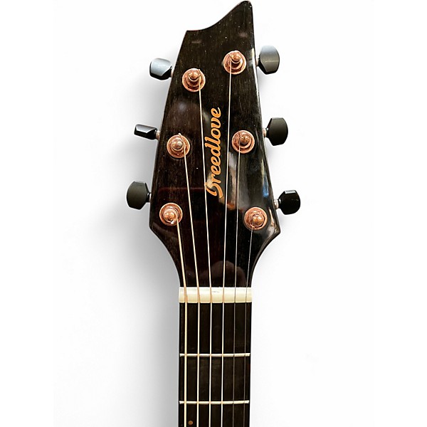 Used Breedlove Pursuit Concert Exotic Tiger Eye Acoustic Electric Guitar