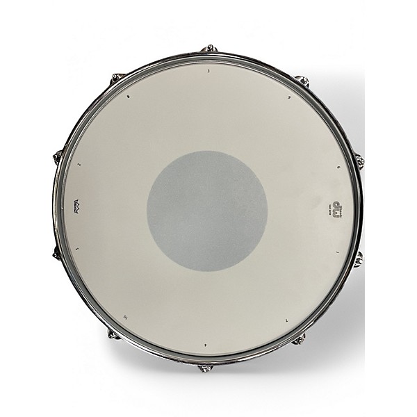 Used DW 8X14 Design Series Acrylic Snare Smoke Acrylic Drum