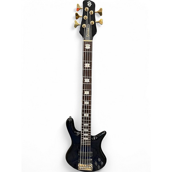 Used Spector Euro 5LX BLUE STAIN Electric Bass Guitar