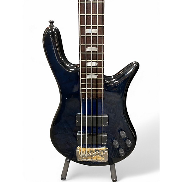 Used Spector Euro 5LX BLUE STAIN Electric Bass Guitar