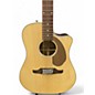 Used Fender Villager SCE Natural 12 String Acoustic Electric Guitar