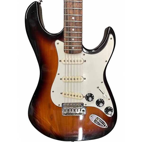 Used Jay Turser Double Cut 2 Color Sunburst Solid Body Electric Guitar