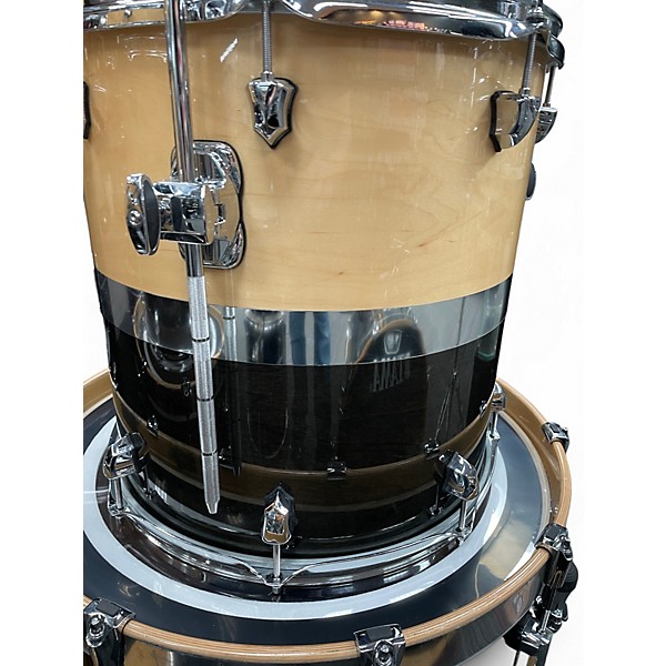 Used SJC Drums 3 Piece 3 Piece Custom Maple Tuxedo Maple Tuxedo Drum Kit