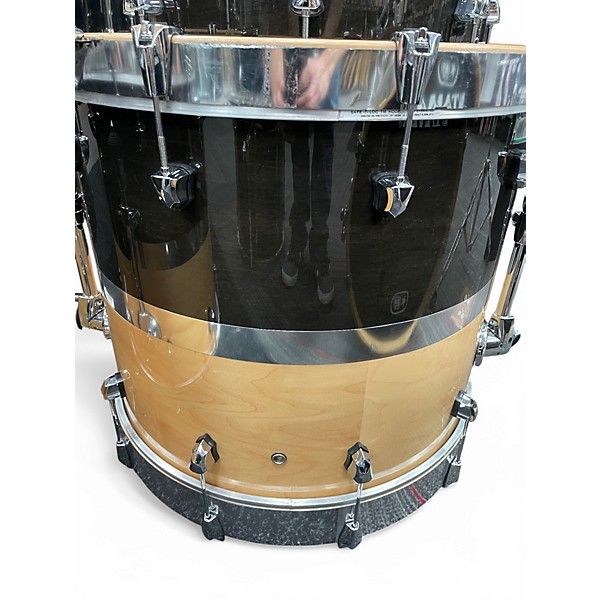 Used SJC Drums 3 Piece 3 Piece Custom Maple Tuxedo Maple Tuxedo Drum Kit
