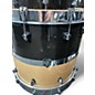 Used SJC Drums 3 Piece 3 Piece Custom Maple Tuxedo Maple Tuxedo Drum Kit