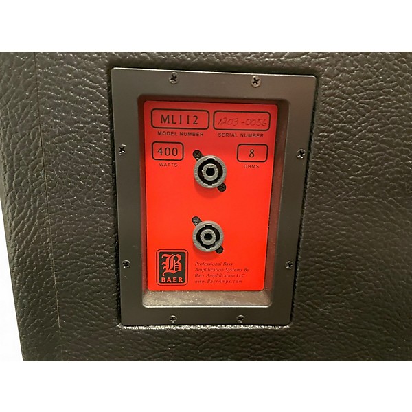 Used Baer ML112 Bass Cabinet