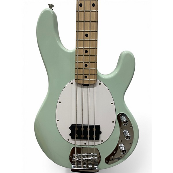 Used Sterling by Music Man Ray4 Seafoam Green Electric Bass Guitar