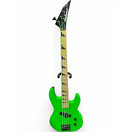 Used Jackson JS1M Neon Green Electric Bass Guitar