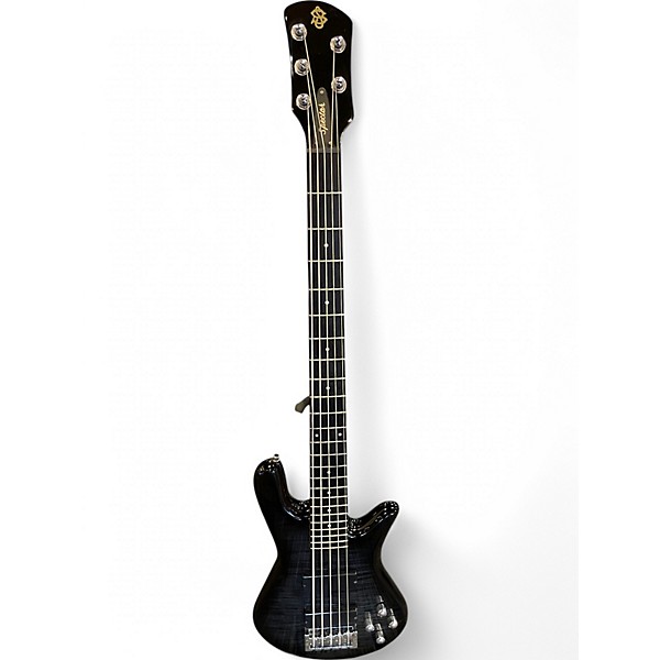 Used 2014 Spector Legend 4 Standard Trans Black Electric Bass Guitar