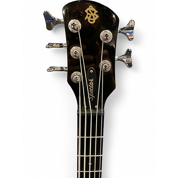 Used 2014 Spector Legend 4 Standard Trans Black Electric Bass Guitar