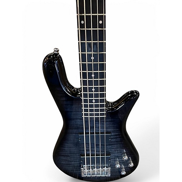 Used 2014 Spector Legend 4 Standard Trans Black Electric Bass Guitar