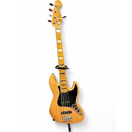 Used Squier Classic Vibe 70s Jazz Bass V Natural Electric Bass Guitar