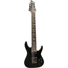 Used Schecter Guitar Research C7 ELITE EVIL TWIN Black Solid Body Electric Guitar