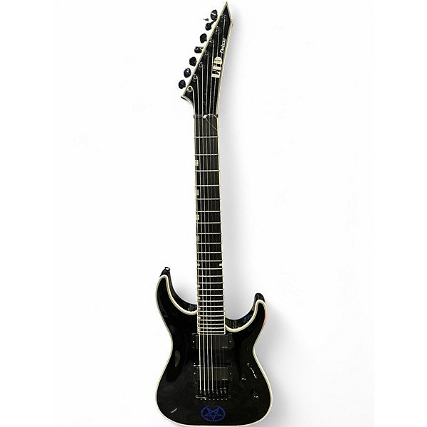 Used ESP LTD MH1000ET Black Solid Body Electric Guitar
