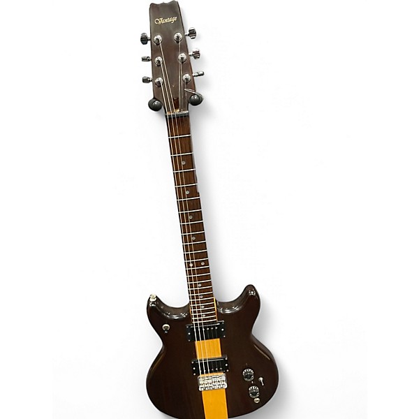 Used Vantage VS-600 WITCH Brown Solid Body Electric Guitar