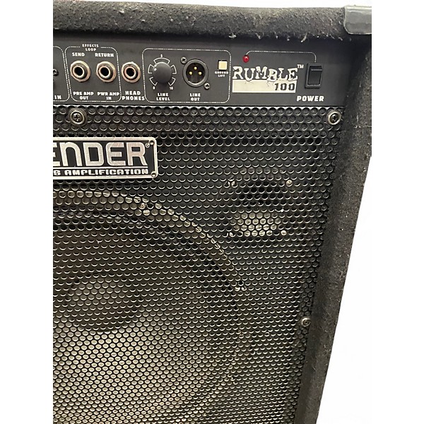 Used Fender Rumble 100 1x15 100W Bass Combo Amp