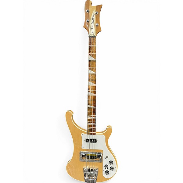 Used 2014 Rickenbacker 4003 Natural Electric Bass Guitar