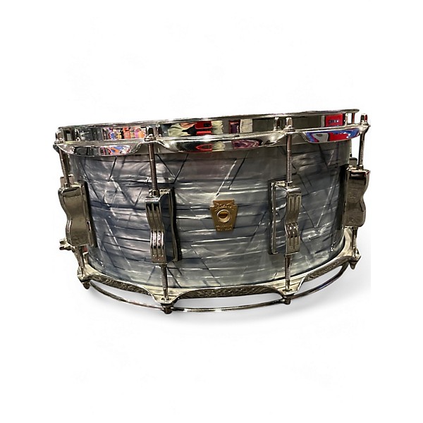 Used Ludwig 3 Piece Classic Maple Blue Pearl Drum Kit