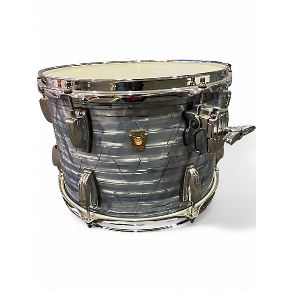 Used Ludwig 3 Piece Classic Maple Blue Pearl Drum Kit